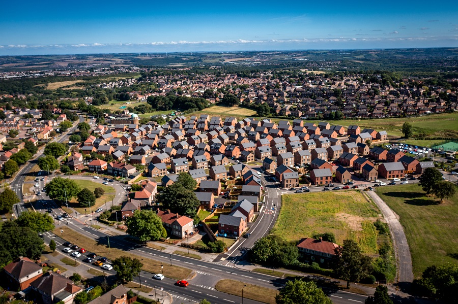 Drone Photography, Prince's Gardens, Housing development