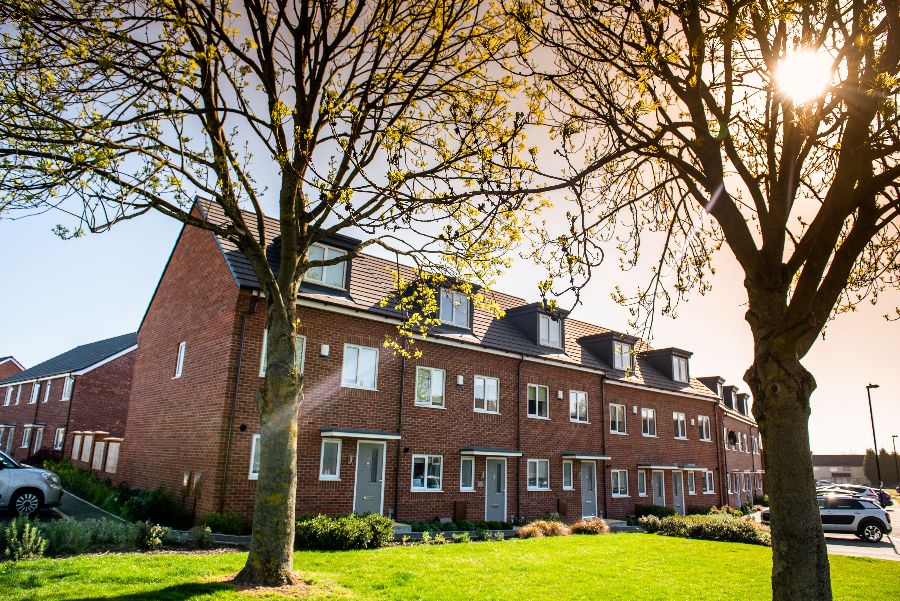 Family houses at Spirit Quarters, Coventry