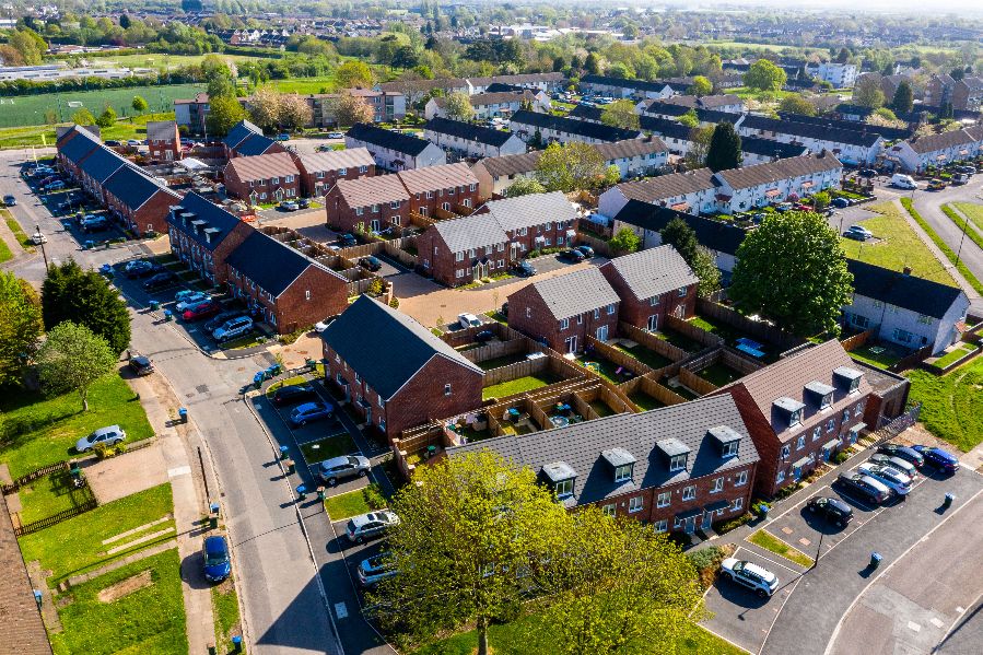 Family houses at Spirit Quarters, Coventry