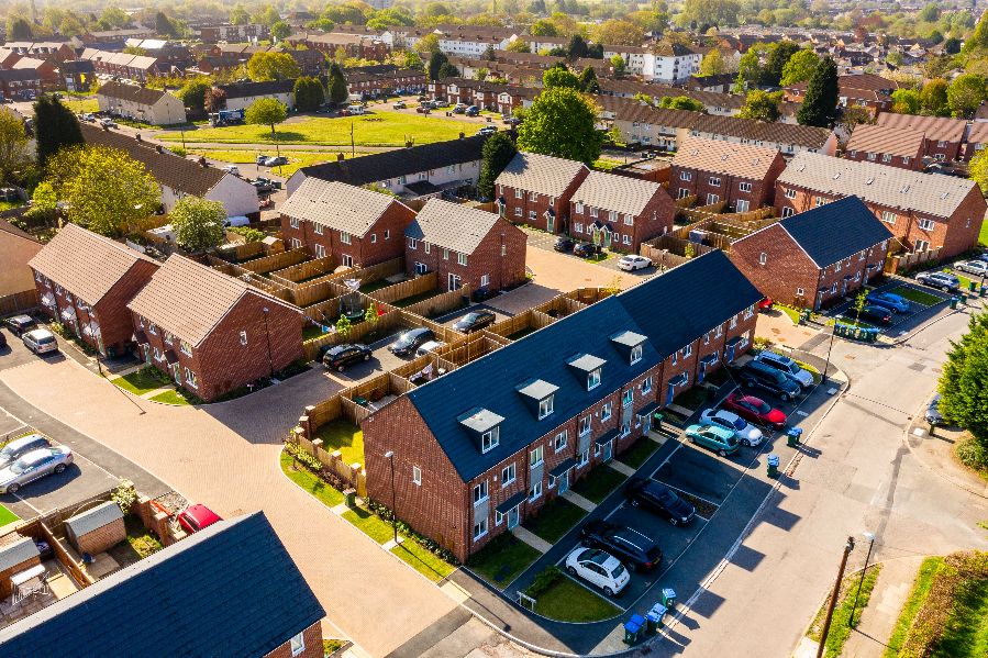 Family houses at Spirit Quarters, Coventry