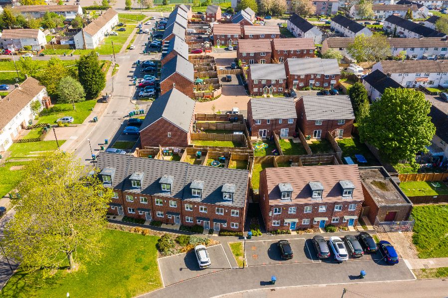 Family houses at Spirit Quarters, Coventry