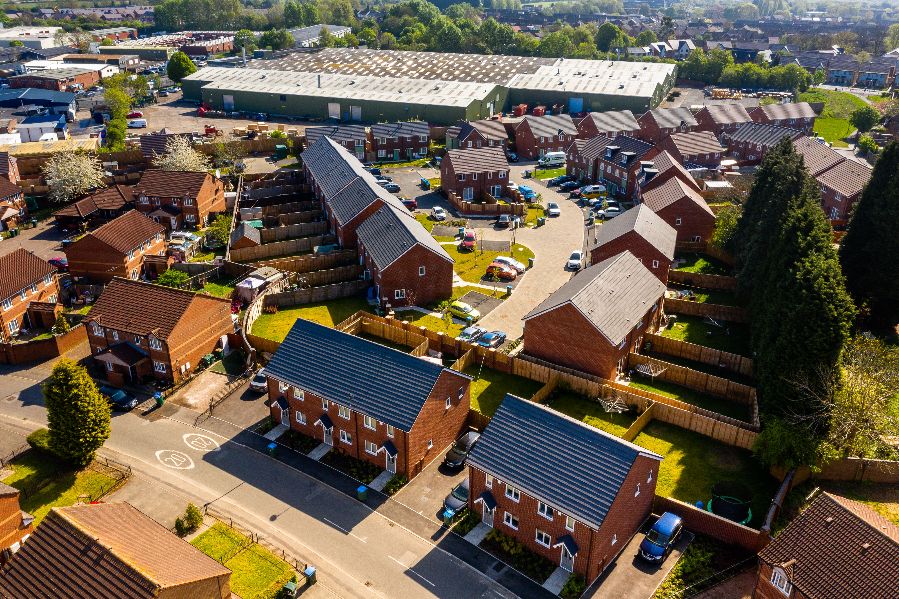 Family houses at Spirit Quarters, Coventry