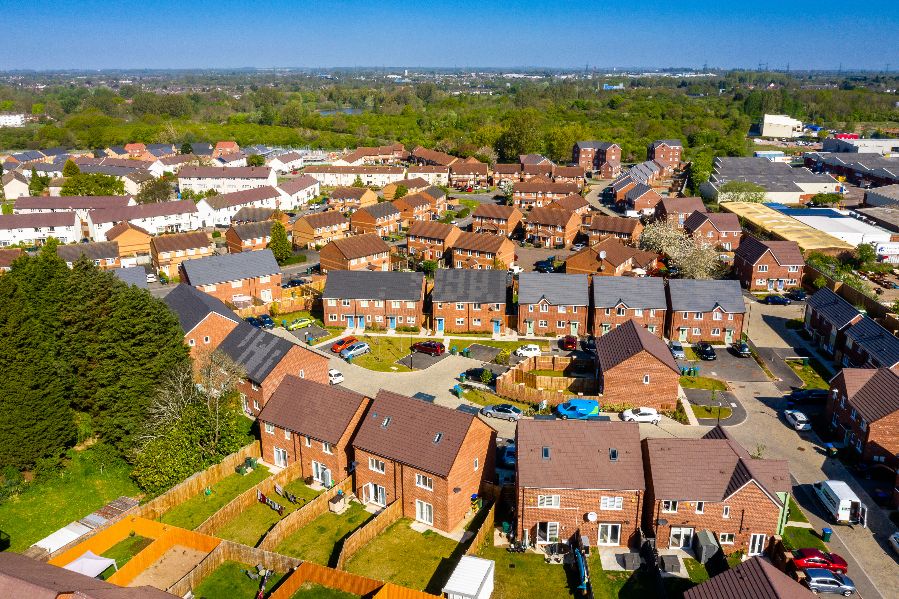 Family houses at Spirit Quarters, Coventry