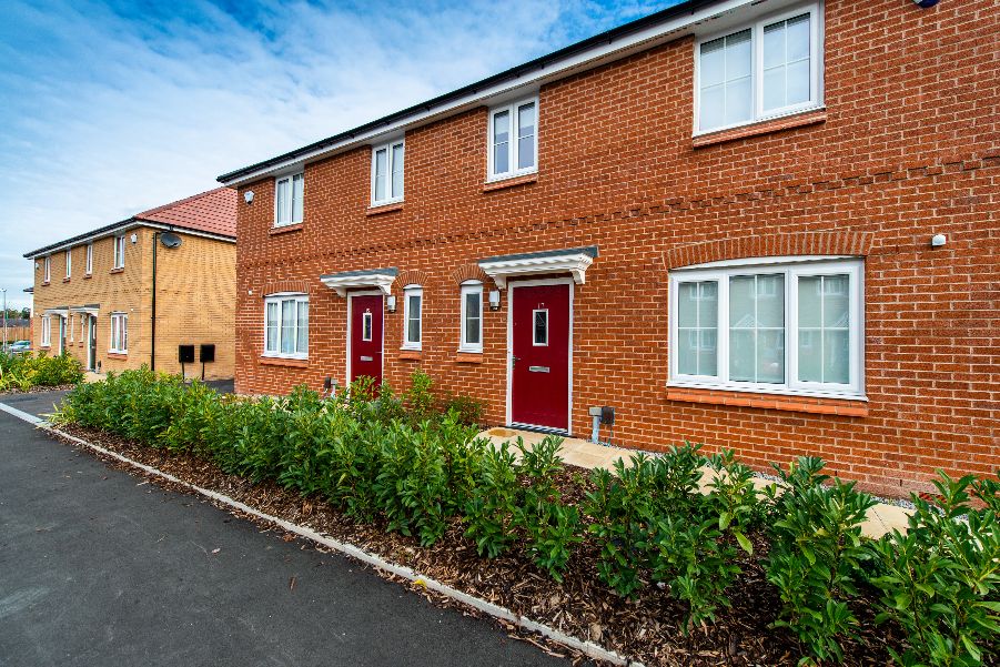 Semi-detached family homes at Baytree Lane, Middleton