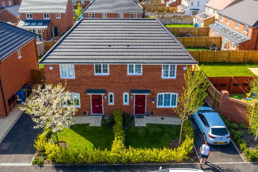 Family houses at Belmont Place, Hindley Green