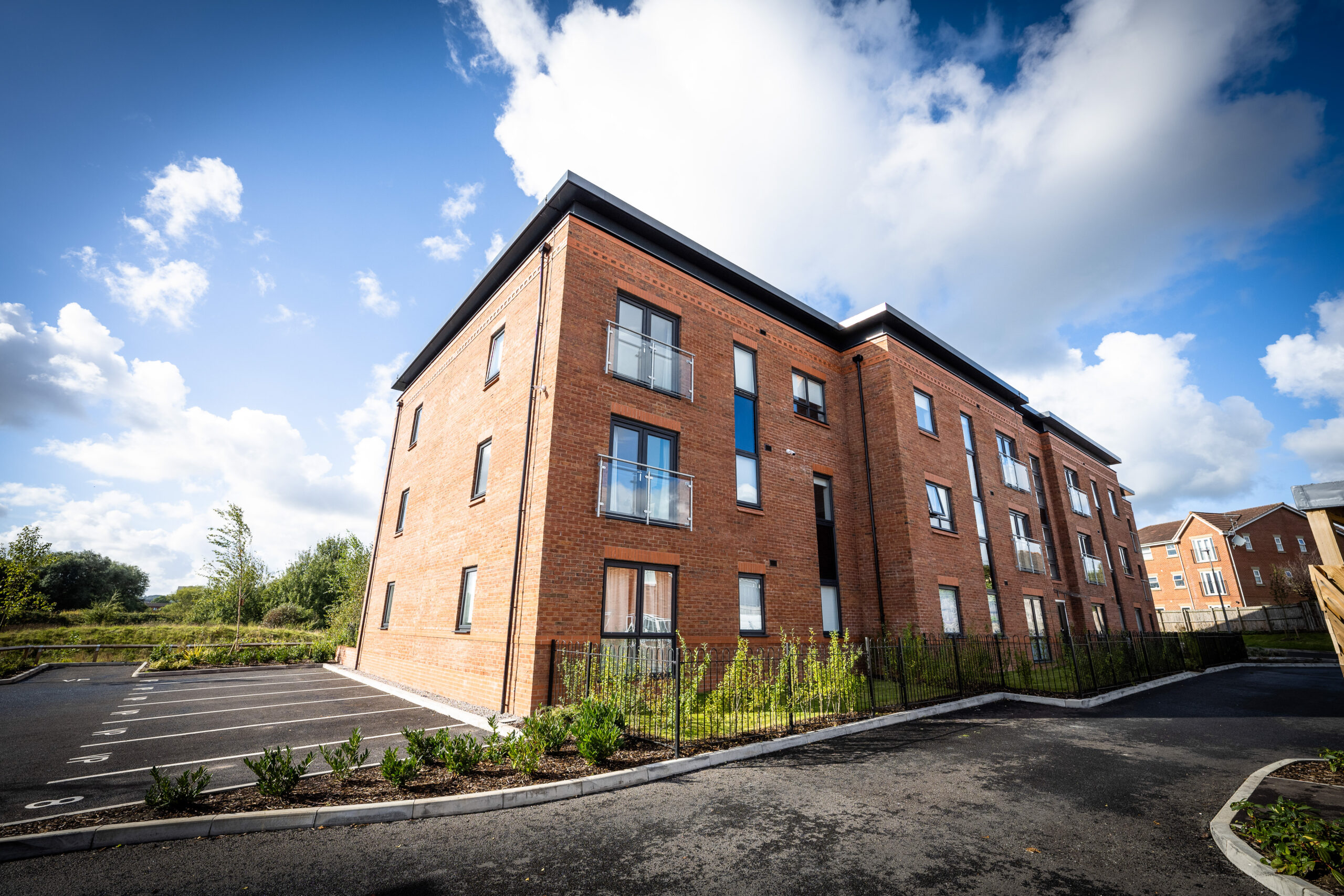 New Homes, Canalside, Wigan, Street scene