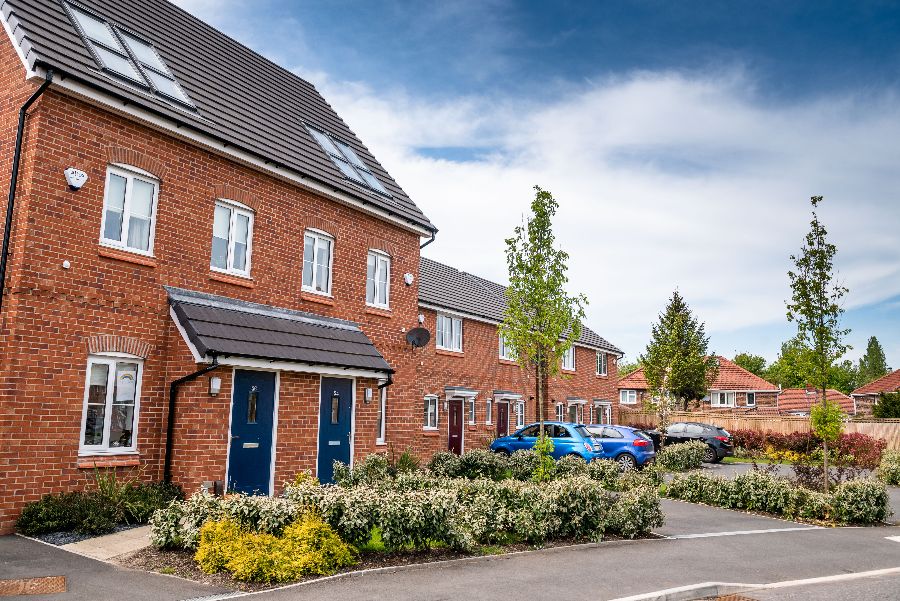 Family houses at Juniper Grove, St Helens