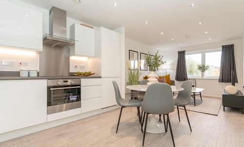 Kitchen Dining Area in Crabtree