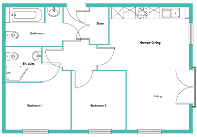 Hubble floorplan