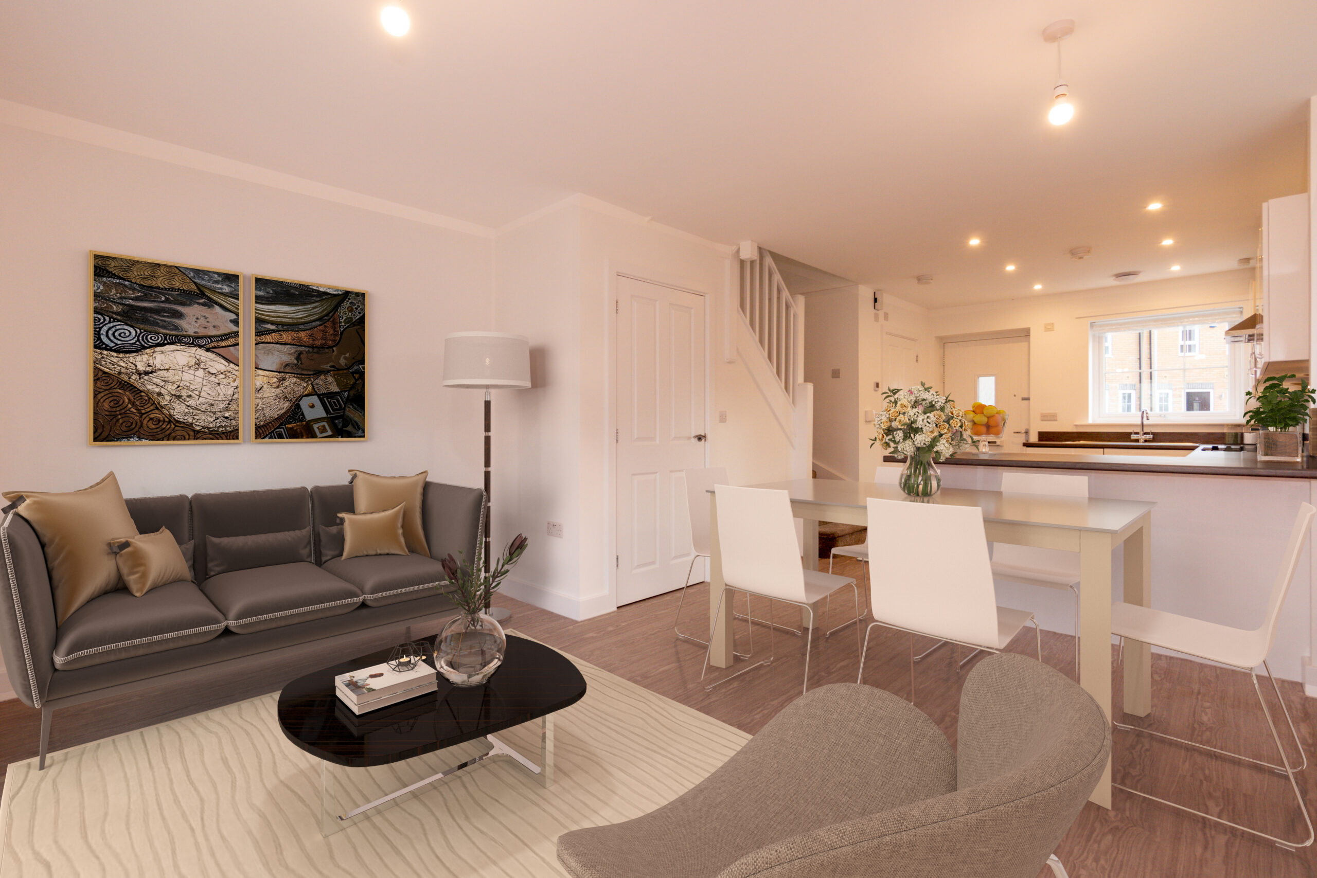 Open Plan Kitchen/Living Area