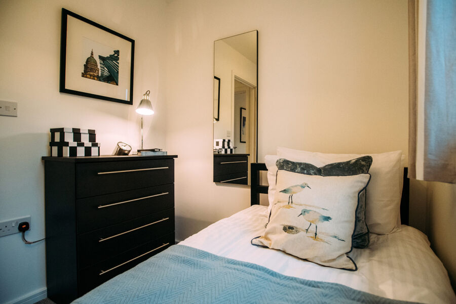 Furnished bedroom