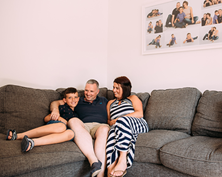 A Family at home
