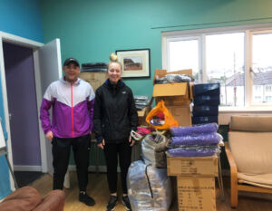Winter Clothes Charity Staff