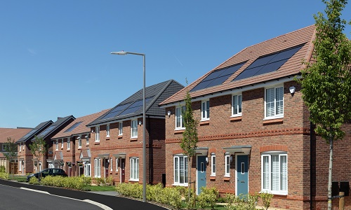 Row of Fitton hill houses