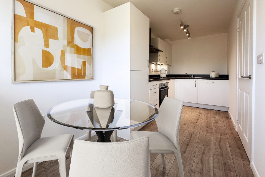 wyatt kitchen and dining area