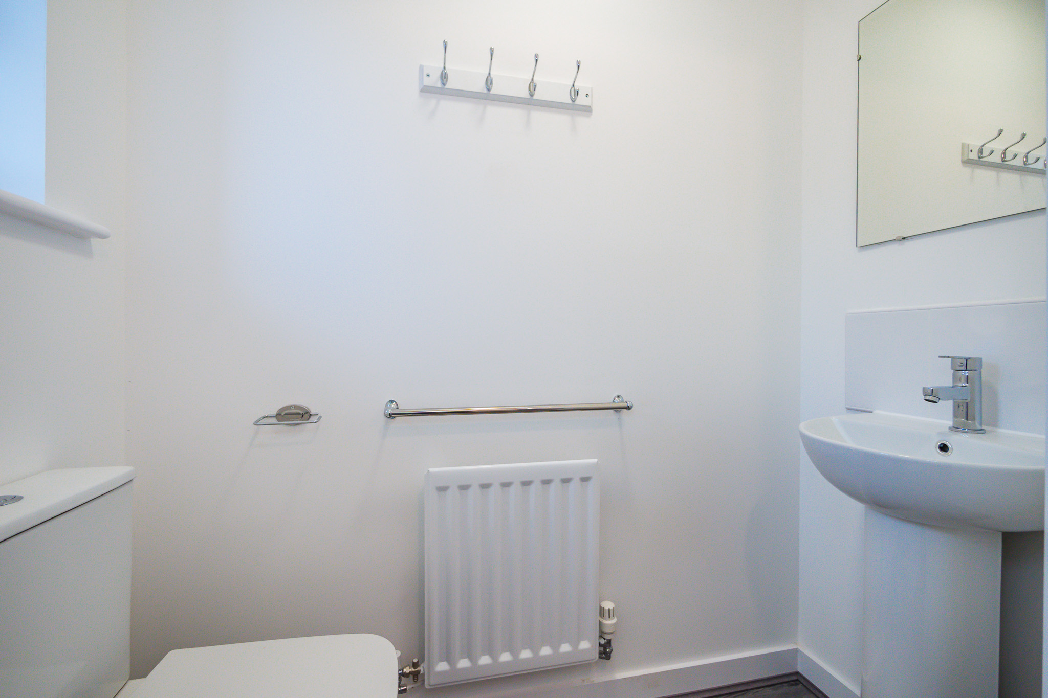White Fitted WC
