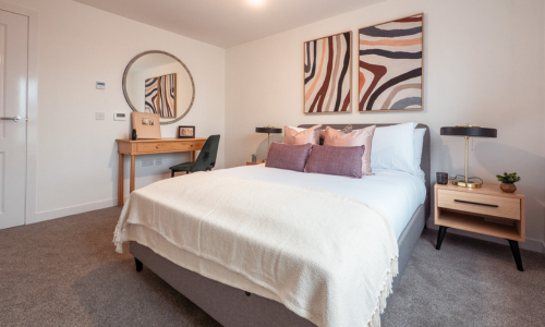 furnished bedroom