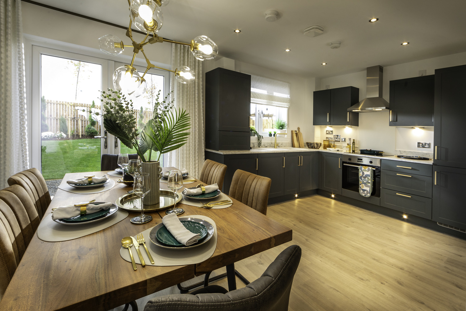 Aberdour kitchen dining area