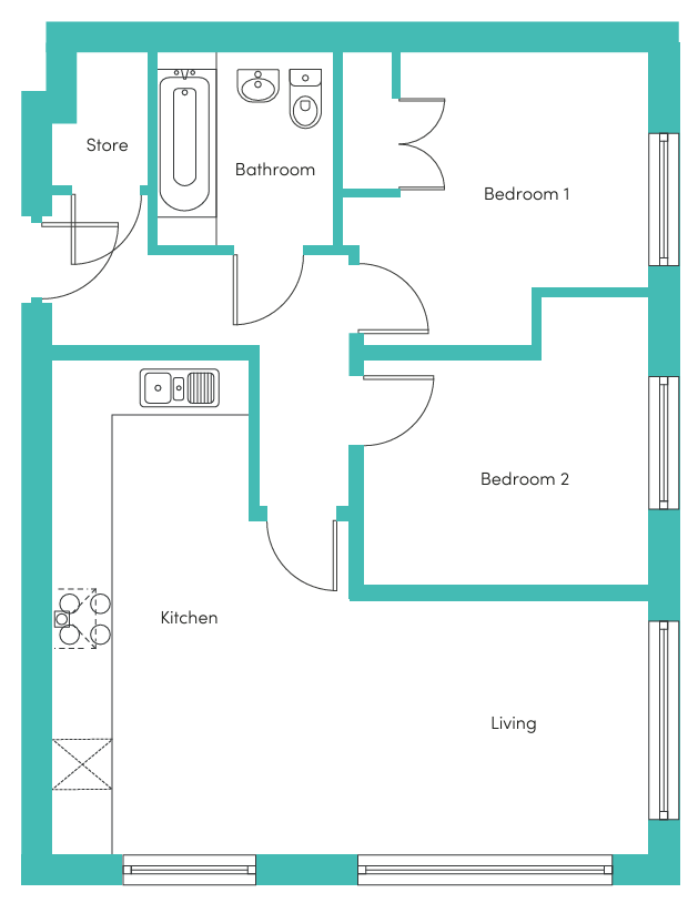 tweed floorplan