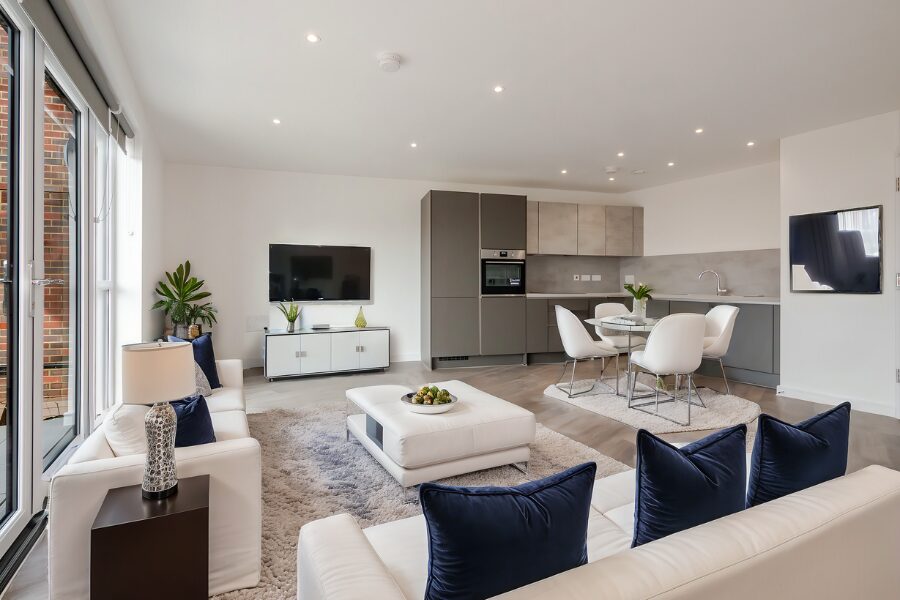 aloe living kitchen area