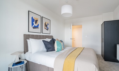 decorated bedroom
