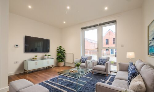 furnished living area