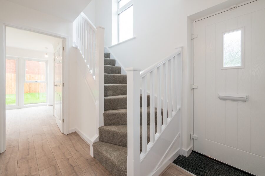 maree carpeted stairway