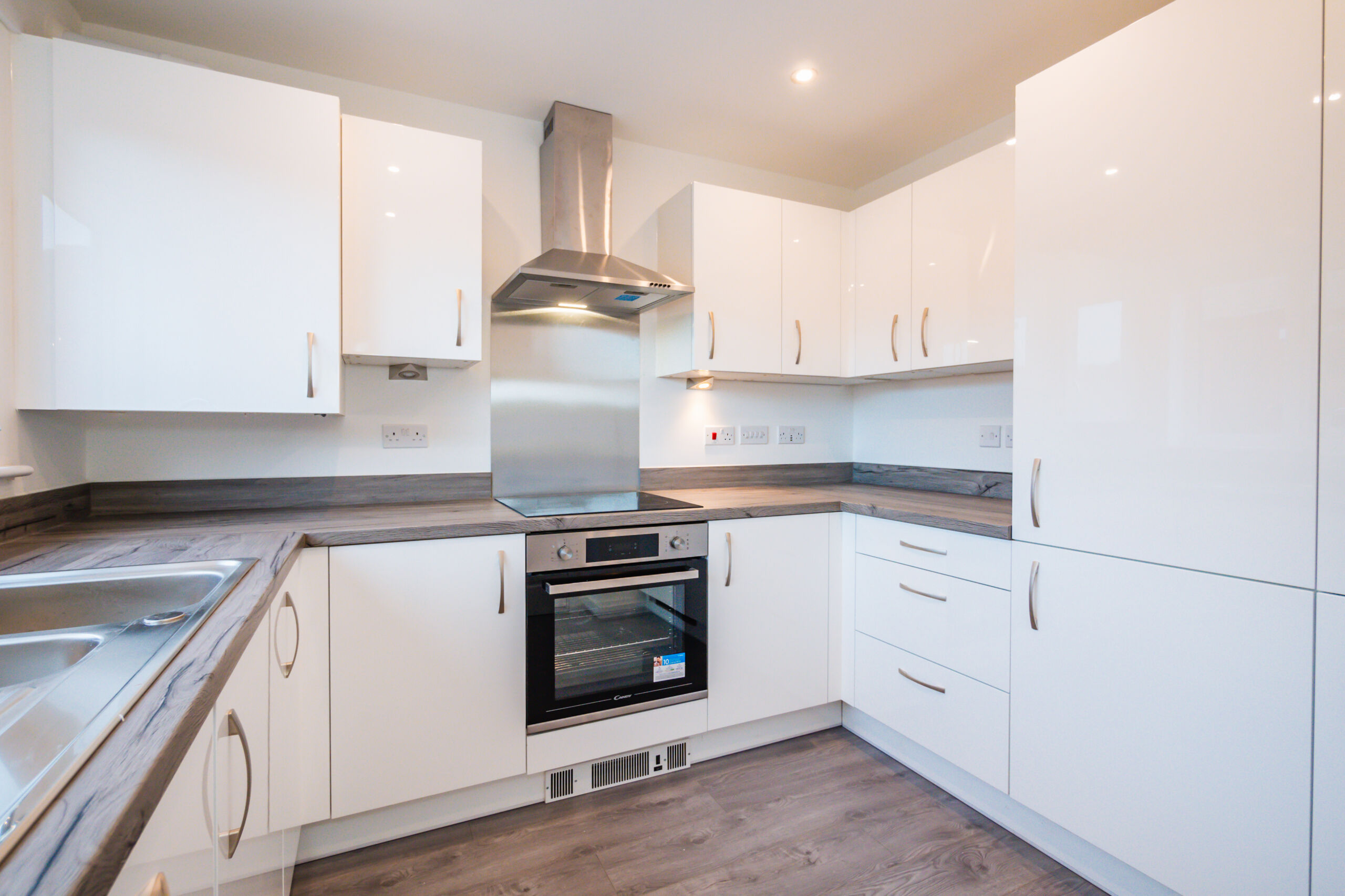 Fitted White Kitchen