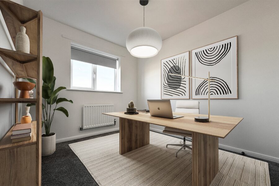 aldridge office/third bedroom