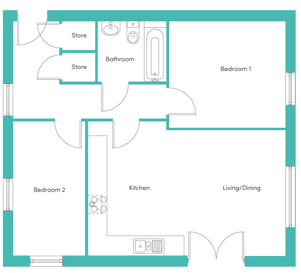 nene floorplan