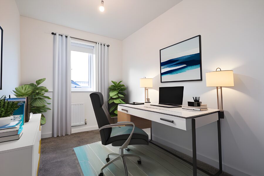 garth up home office