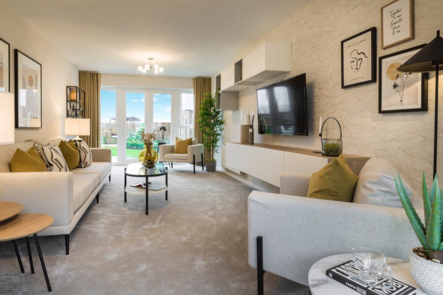 stratford open plan living area