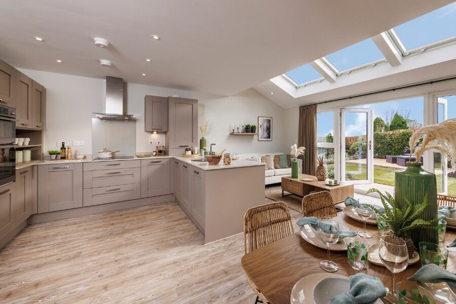 rydal open plan kitchen