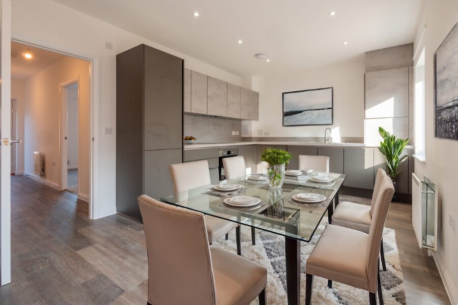 Chesham virtually staged kitchen