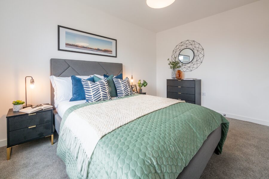 decorated bedroom