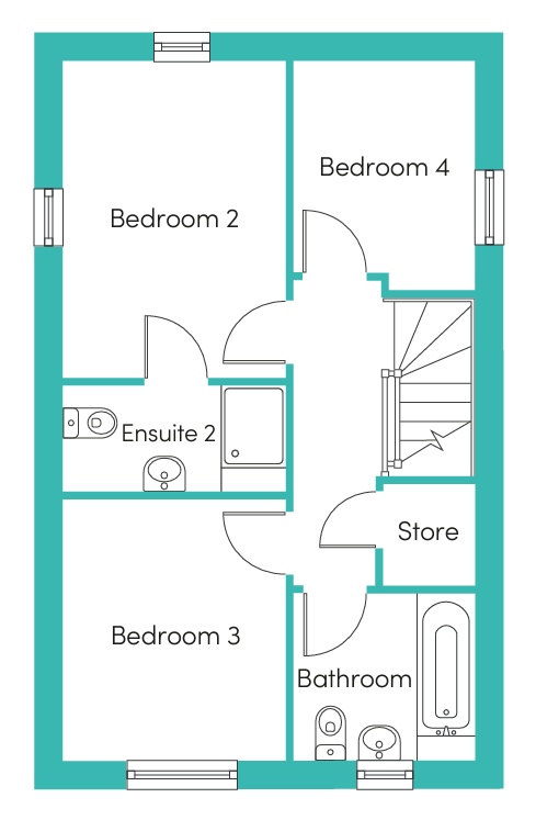 witney second floorplan