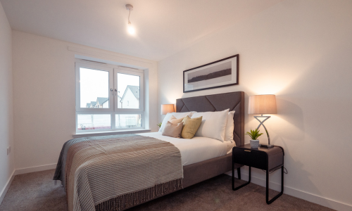 decorated bedroom