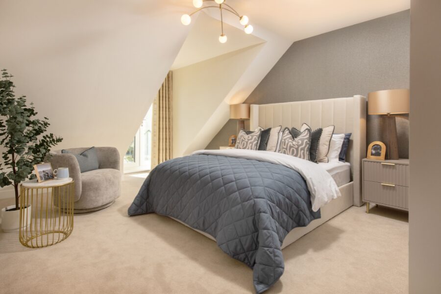 Sandy master bedroom