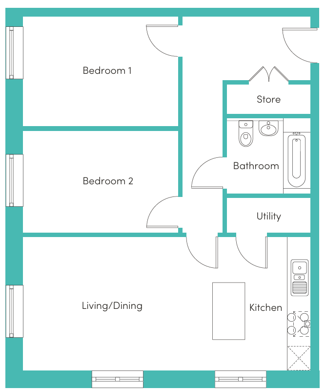 alban floor plan