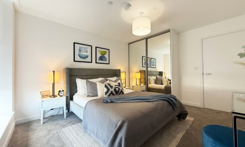 furnished bedroom