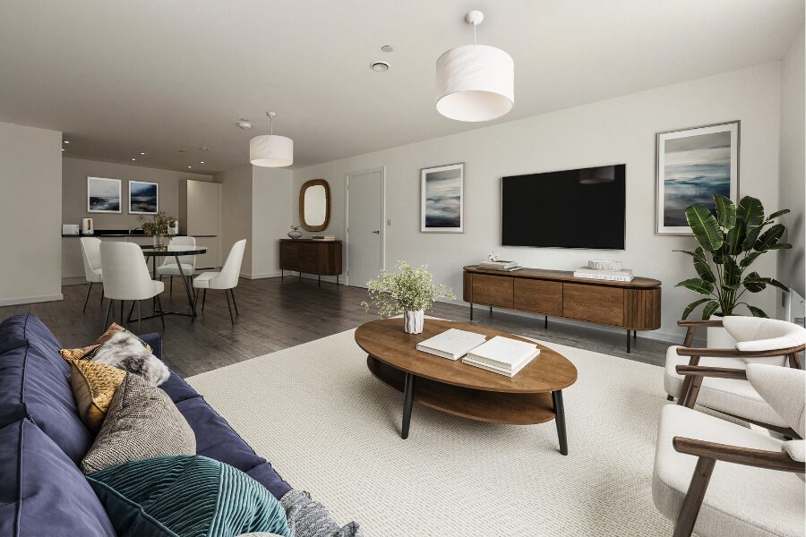 staged living / dinner