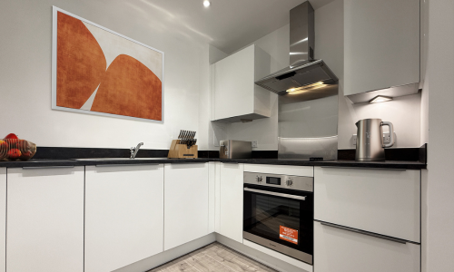 furnished kitchen