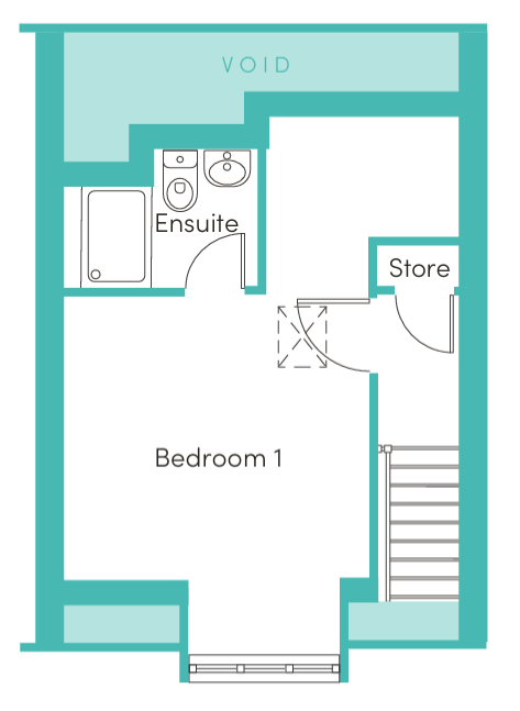 second floor plan