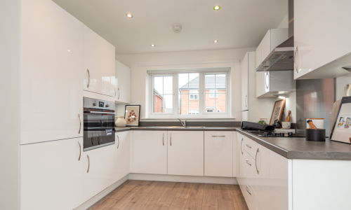 furnished kitchen
