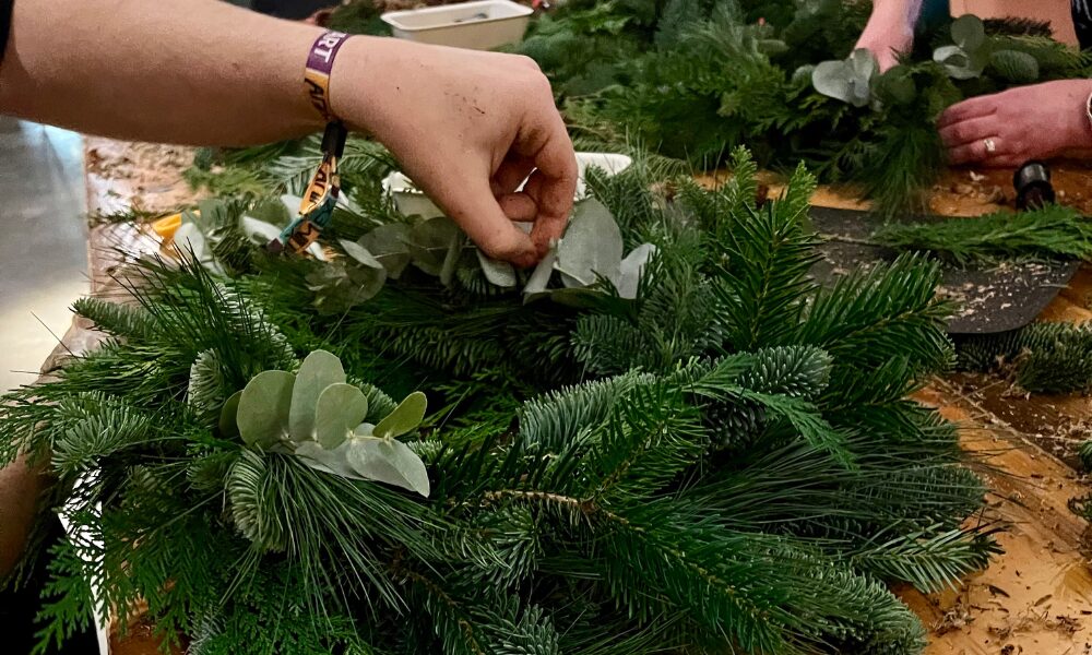 North East Wreath-Making Workshop: A Festive Evening in Sunderland
