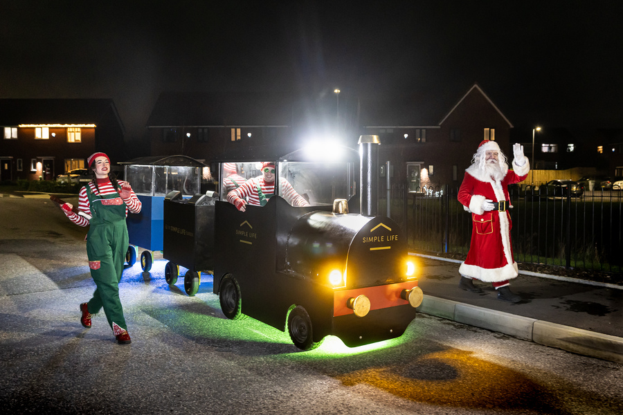 festive parade