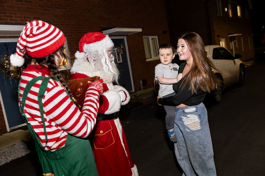 festive parade