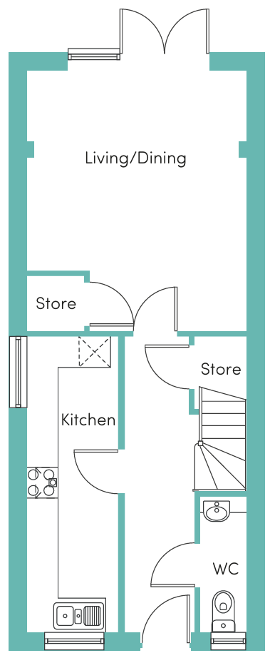 Braeburn - Ground Floor