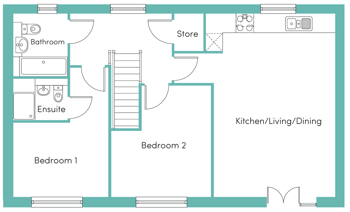 Lapin floorplan
