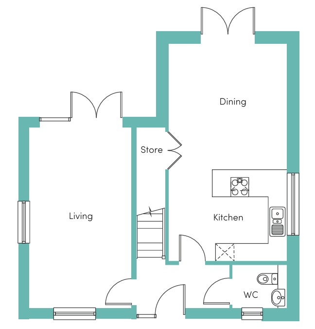 Napoleon Ground Floor